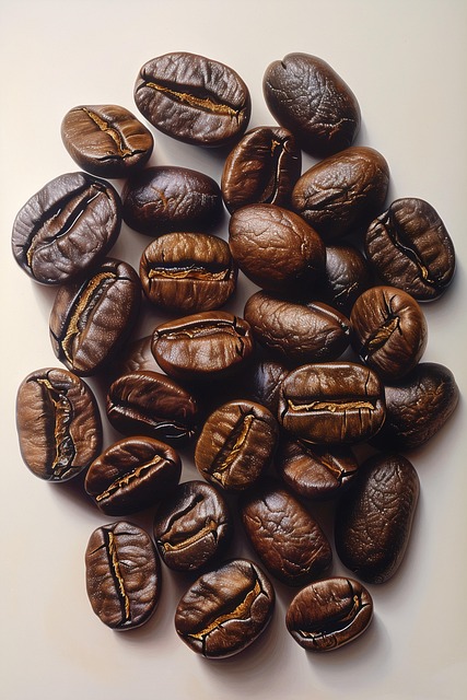 Free ai generated coffee beans roasted illustration