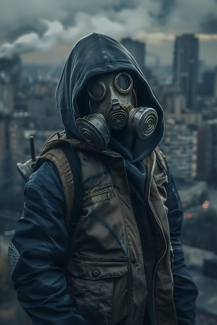 Free post-apocalyptic survivor tattered clothing illustration