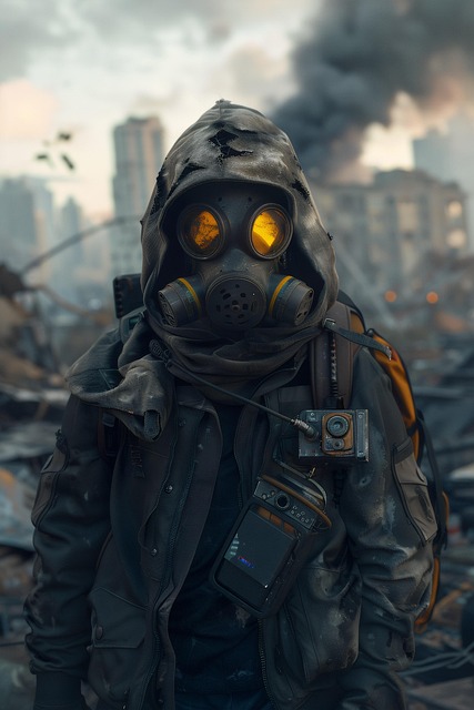 Free post-apocalyptic survivor tattered clothing illustration
