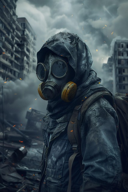 Free post-apocalyptic survivor tattered clothing illustration