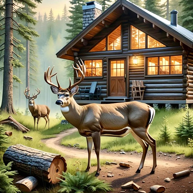 Free ai generated nature buck illustration