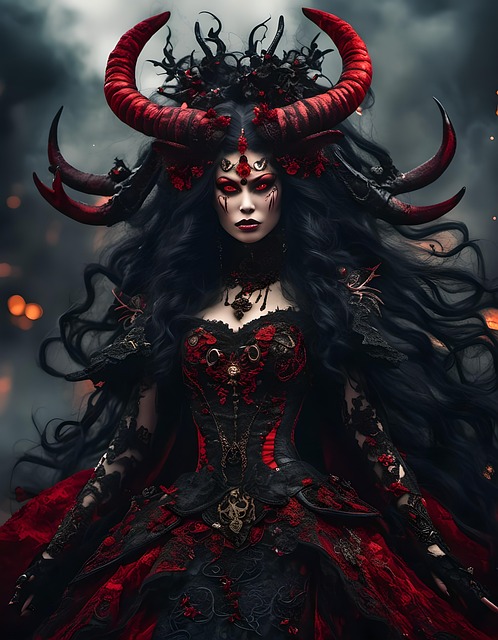 Download Demon, Demonic, Lady. Royalty-Free Stock Illustration Image ...