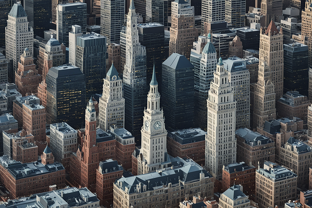 Free cityscape urban skyscrapers illustration
