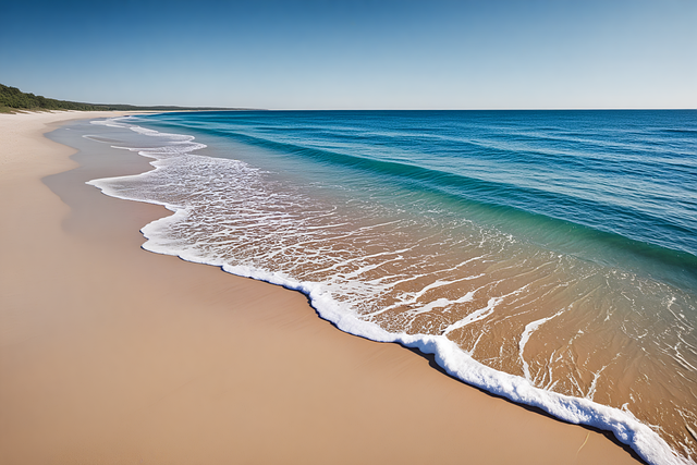 Ai Genereret, Strand, Sand, Ocean