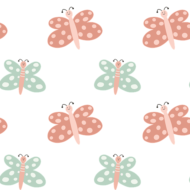 Download free HD stock image of Insect Butterflies Free insect butterflies pattern illustration