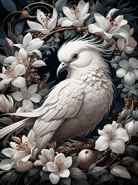 Free Bird Cockatoo illustration and picture