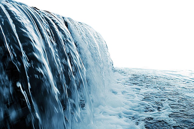 Free waterfall closeup majestic illustration