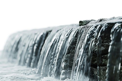 Free Waterfall Closeup illustration and picture