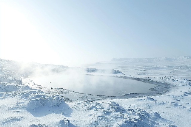 Free geothermal hot spring illustration