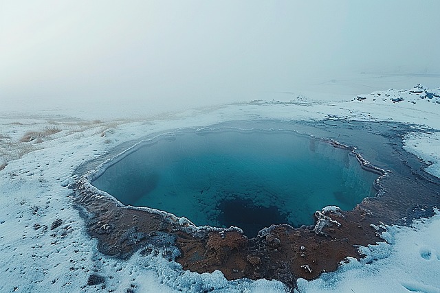 Free geothermal hot spring illustration
