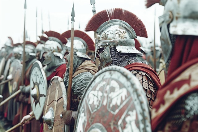 Free historical reenactment battle illustration