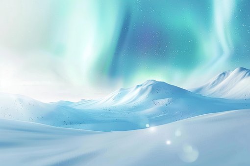 Free Northern Lights illustration and picture