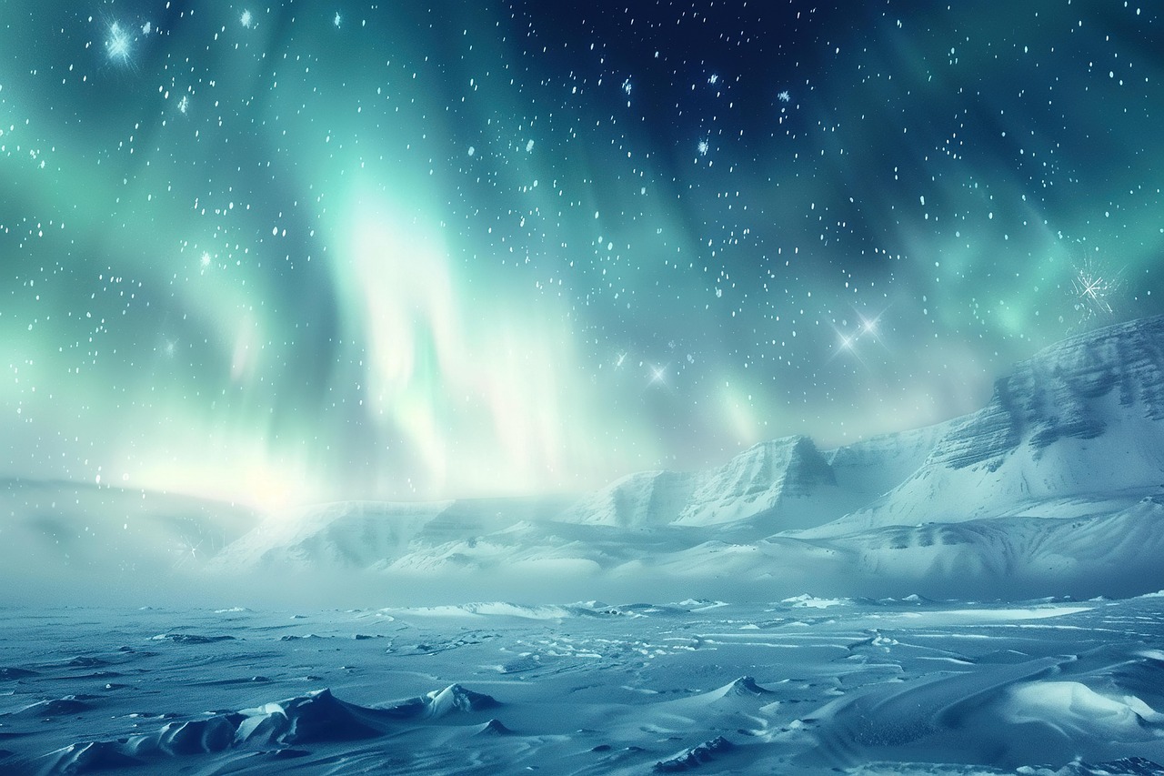 Download Northern Lights Time Royalty Free Stock Illustration Image