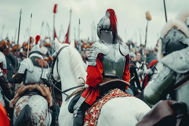 Free historical reenactment battle illustration