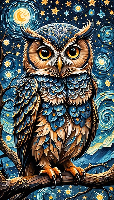Free Bird Owl illustration and picture