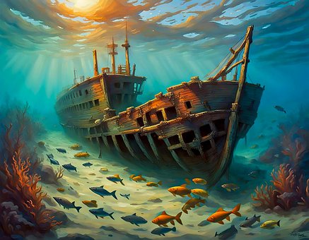 Free Shipwreck Ship illustration and picture