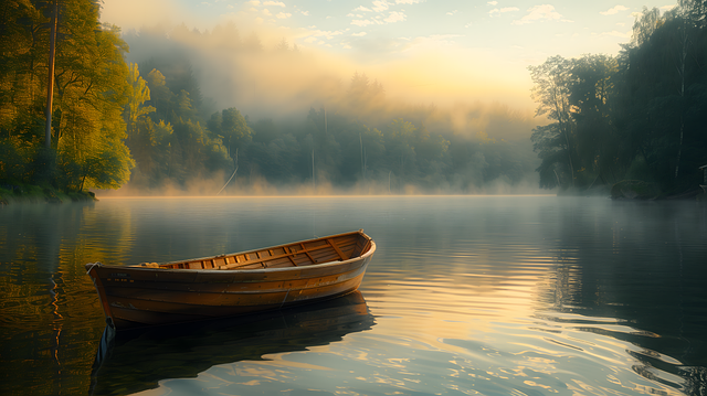 Free boat sail serene illustration