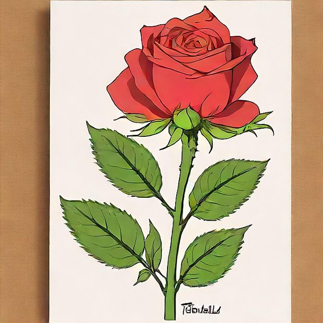 Free Rose Bloom illustration and picture
