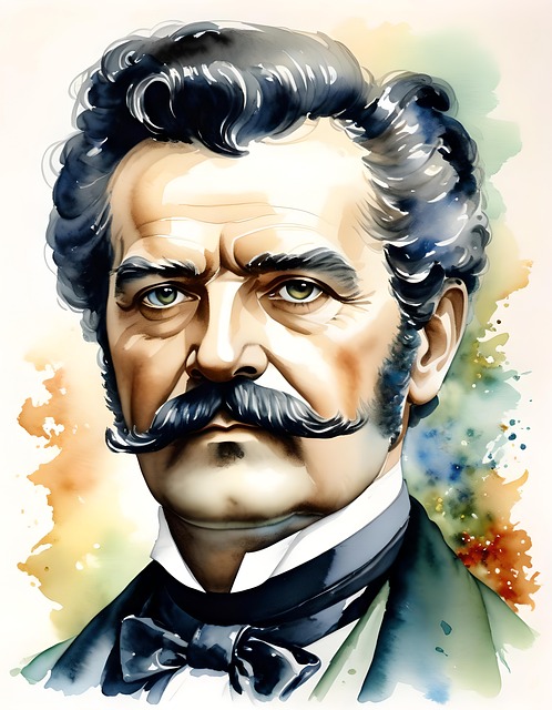 Free ai generated man strauss illustration
