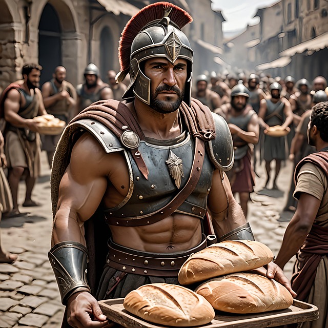 Free ai generated spartan loaf illustration