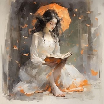 Libro, Leyendo, Mujer, Tiempo, Ocio