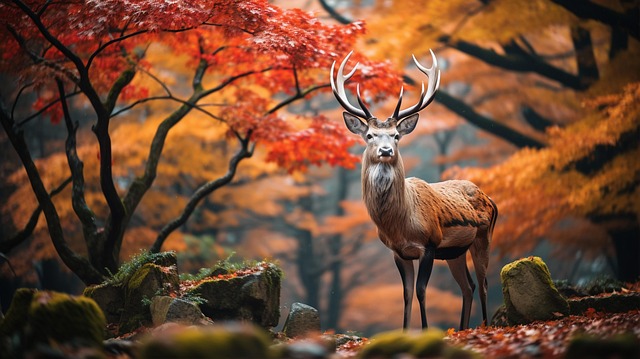 Free deer wildlife nature illustration