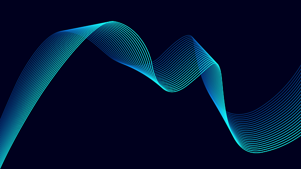 Abstract, Golf, Lijnen, 3D-Lijnen, 3D