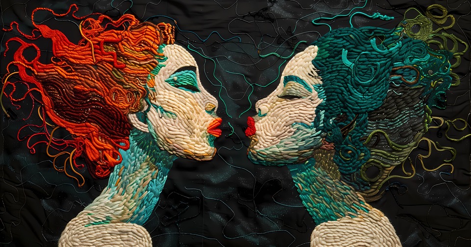 Download Abstract, Textile Art, Embroidery. Royalty-Free Stock ... - Abstract Textile Art Movement