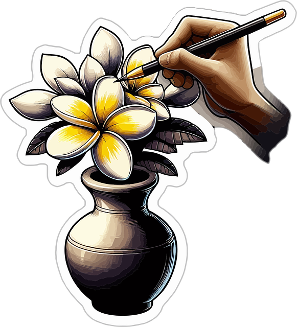 Free Tropical Blooms Balinese Flora vector and picture