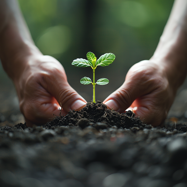Free ai generated plant soil illustration