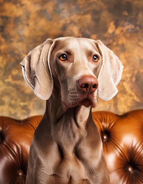 Free ai generated weimaraner dog illustration