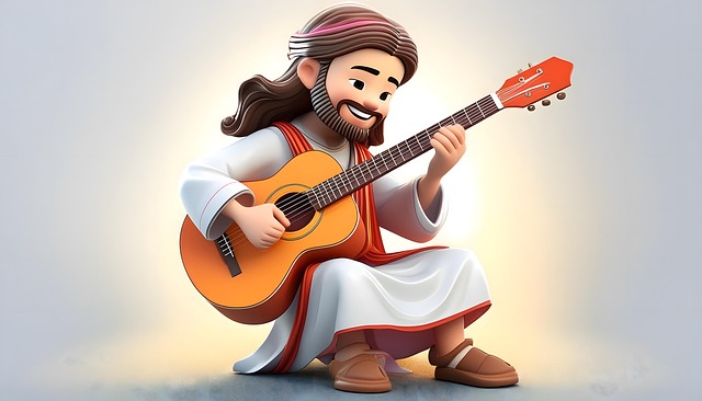 Free ai generated jesus father illustration