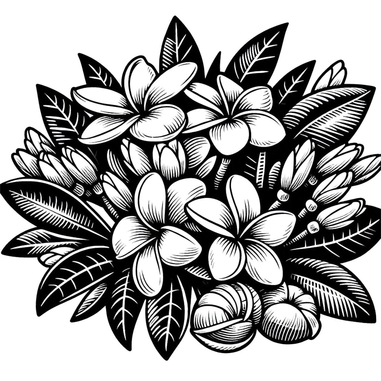Download Tropical Blooms Balinese Flora Exotic Petals Royalty Free 