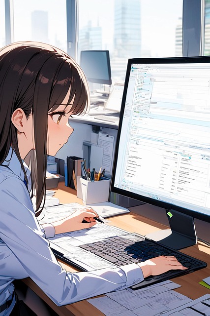 Download Office, Jobs, Computer. Royalty-Free Stock Illustration Image ...