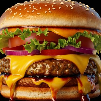 Burger, Hamburger, Sandwich
