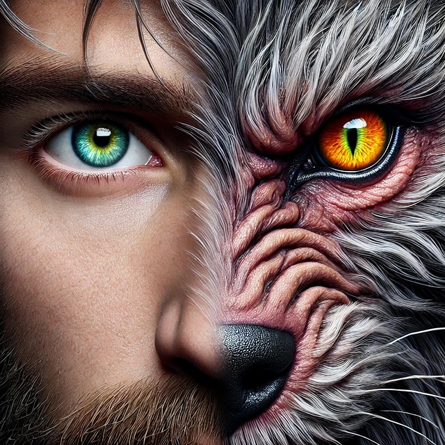 Free werewolf fantasy wolf illustration