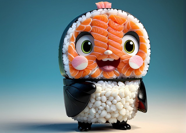 Free Ai Generated Sushi illustration and picture