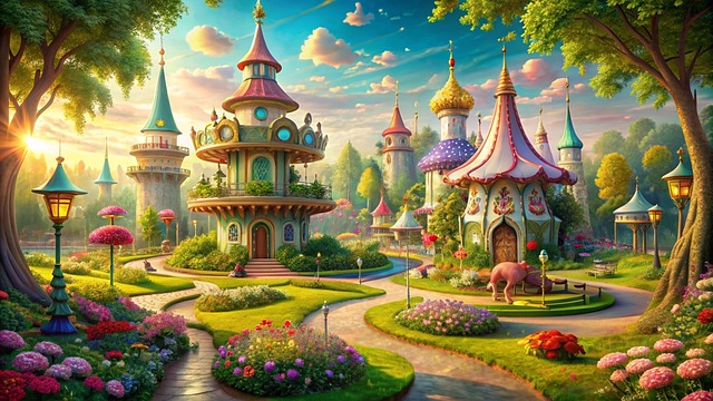 Free Fairy Tale Park Park illustration and picture