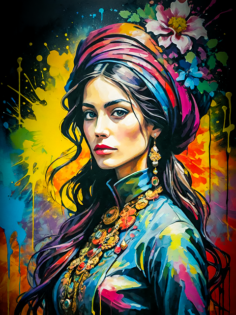 Free Ai Generated Woman illustration and picture