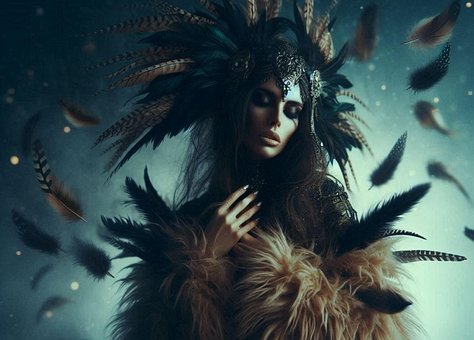 Free Woman Portrait illustration and picture