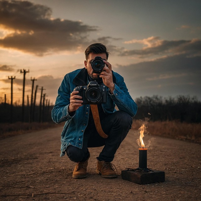 Mann, Aufnahme Foto, Natur, Draußen