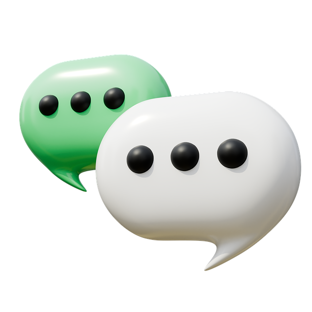 Free bubble talk chat illustration