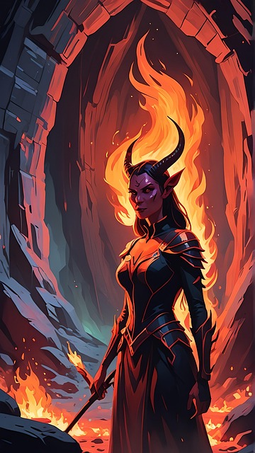 Free devil demon monster illustration