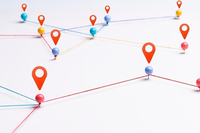 Grafik, Lage, Karte, Navigation
