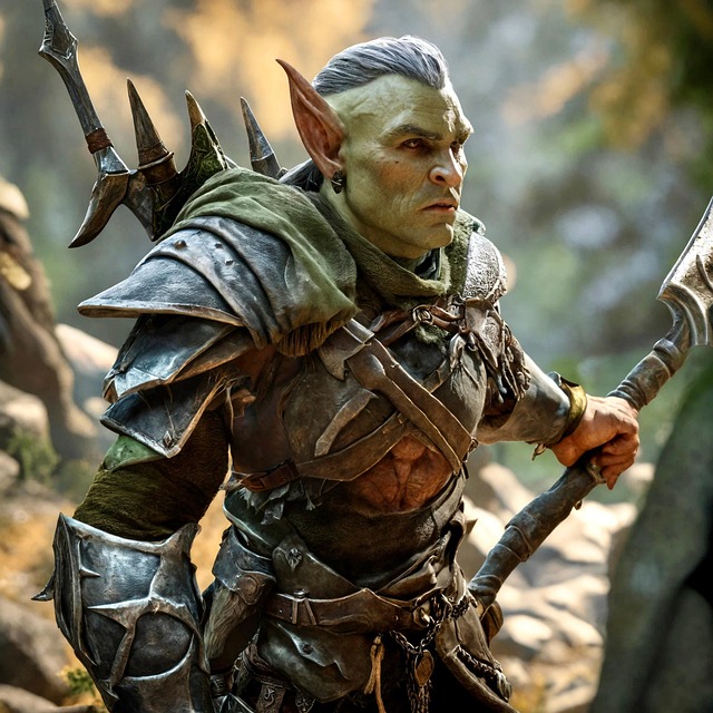 Free mountains mean elf illustration