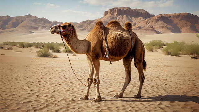 Download free HD stock image of Camel Desert Free camel desert nature illustration