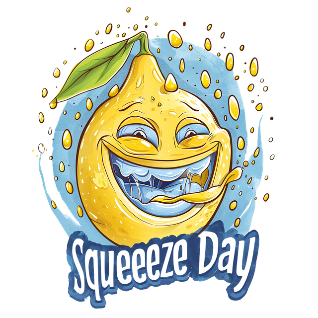 Free squeeze juicer lemon illustration
