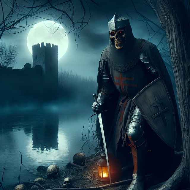 Free warrior sword man illustration