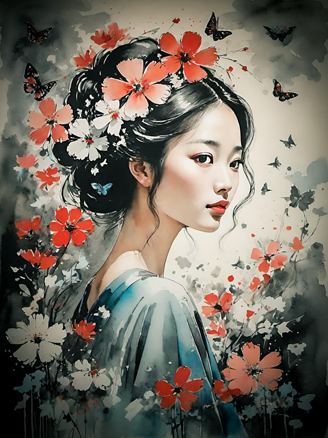Free Asian Nature illustration and picture
