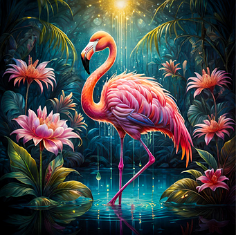 Free Flamingo Nature illustration and picture